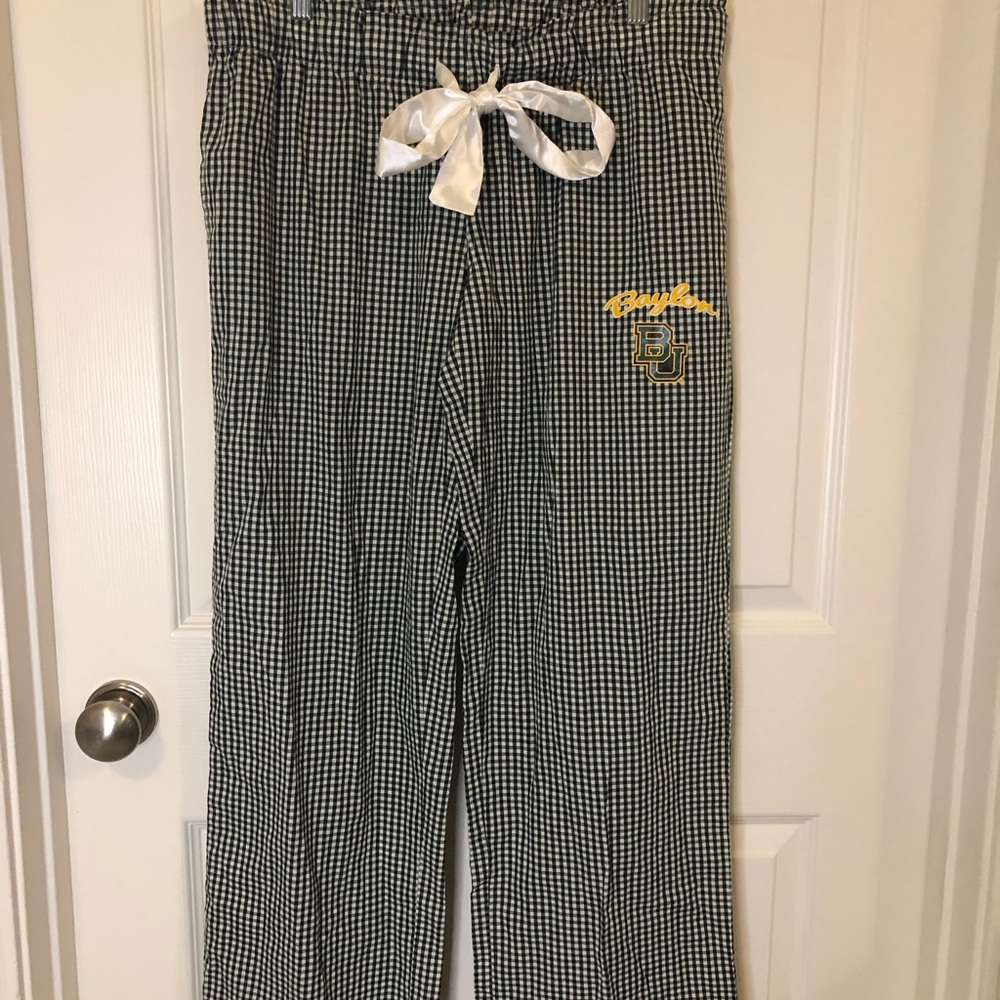 Green & White Baylor Gingham Pajama Lounge Pants